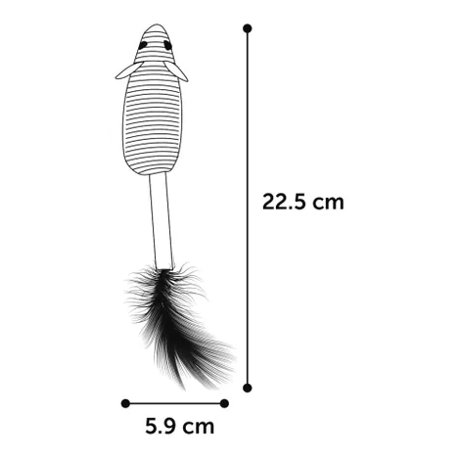 עכבר עם מקל מטאטבי