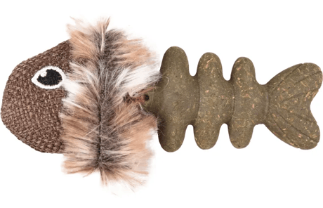 צעצוע דג ממולא קטניפ פלמינגו 1 יחידה