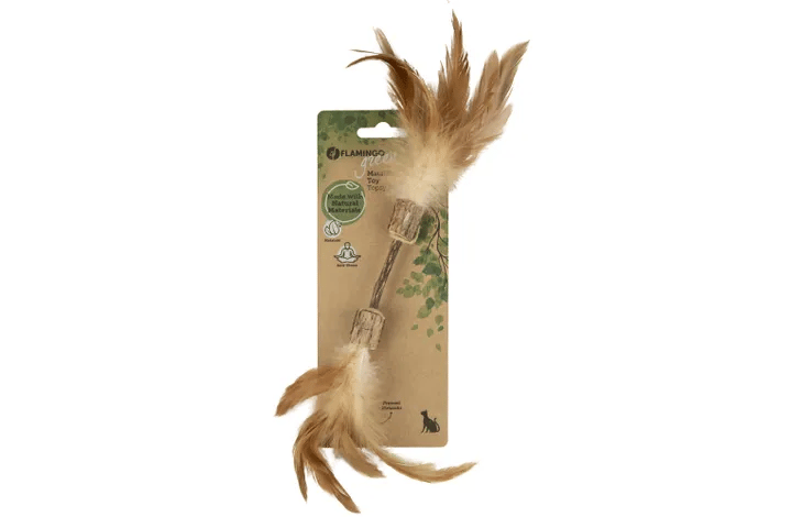 צעצוע טופסי לחתול מטאטאבי 2 נוצות