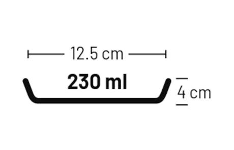 קערת מים/אוכל קרמית לחתול עם סטנד מוגבה פלמינגו 230 מ"ל