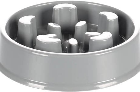 קערת האכלה איטית באבא אפורה 500 מ"ל