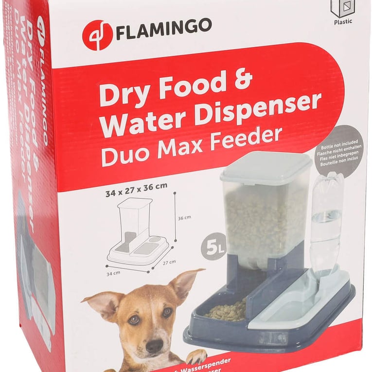 דיספנסר לאוכל ומים פלמינגו