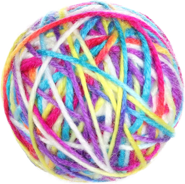 כדור חוטים לחתול 6 ס"מ