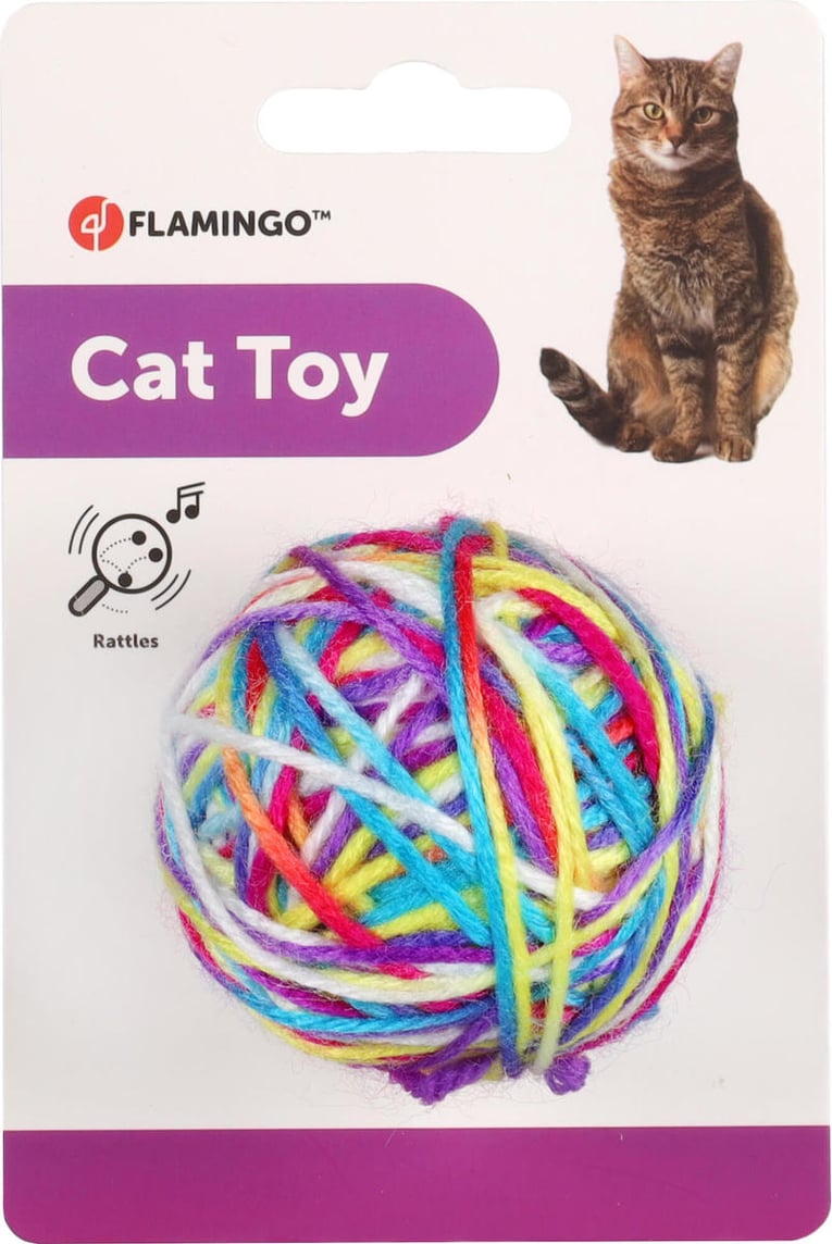 כדור חוטים לחתול 6 ס"מ
