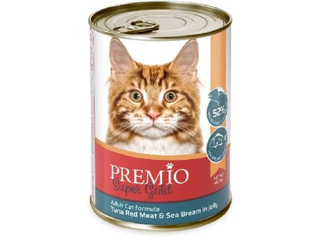 פרמיו גולד טונה אדומה עם דניס ים 400 גרם