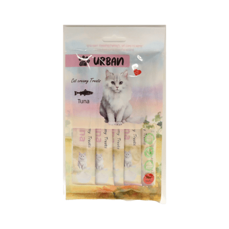 אורבן שלוקים לחתול בטעם טונה 75 גרם -5 יחידות