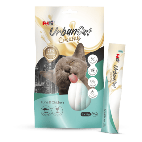 אורבן קט קרימי טונה ועוף 70 גרם