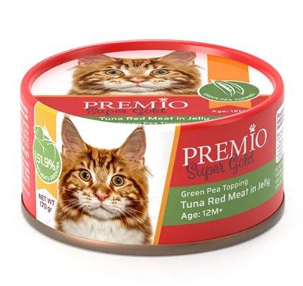 שימור פרמיו גולד טונה אדומה בציפוי אפונה 170 גרם