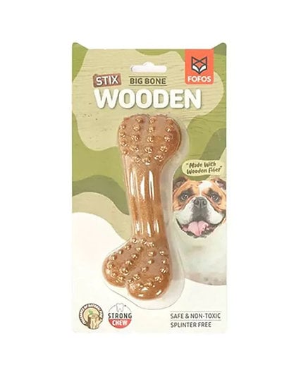 פופוס סטיקס צעצוע עץ בצורת מברשת לכלבים