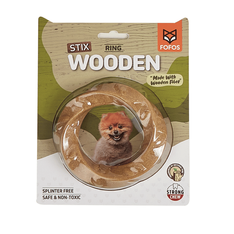 פופוס סטיקס צעצוע עץ בצורת טבעת