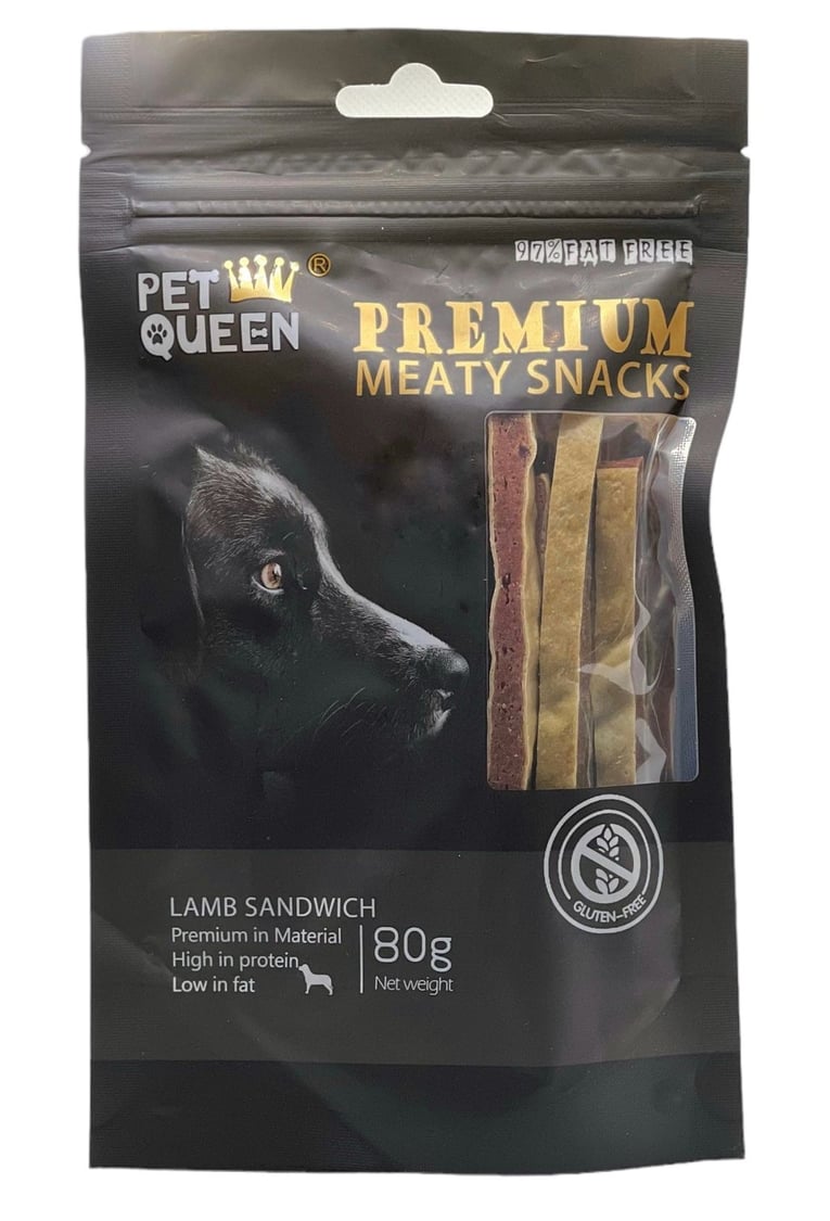 פט קווין רצועות סנדוויץ' טלה 80 גרם