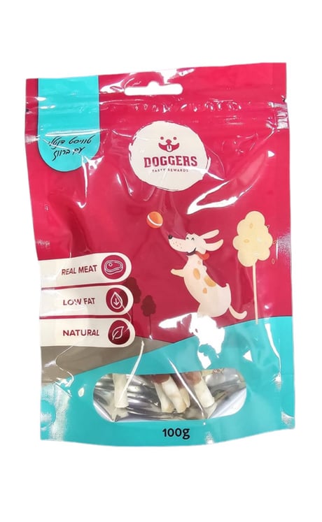 דוגרז חטיף טוויסט דנטלי עם ברווז 100 גרם