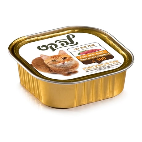 לה קט פטה בקר 100 גרם