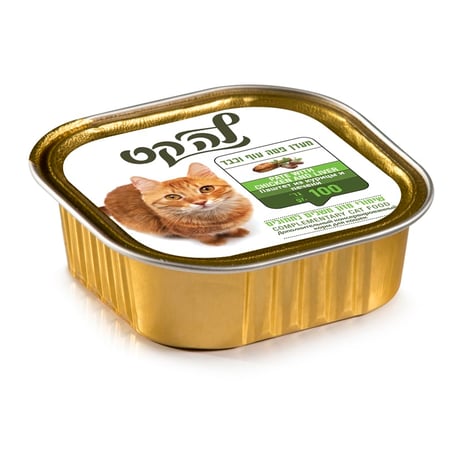 לה קט פטה עוף וכבד 100 גר'