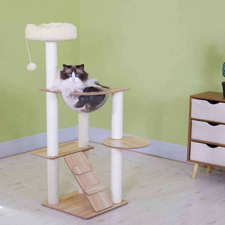 לאב מתקן גירוד אמפה קפסולה ומיטת פומפון 110 ס"מ