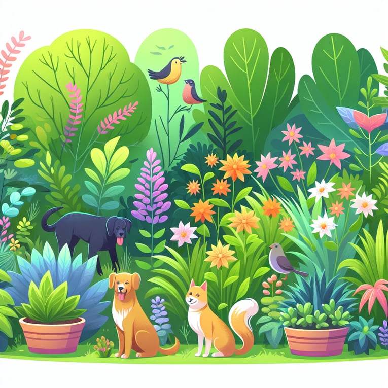 10 צמחים ידידותיים לחיות מחמד לגינה שלכם