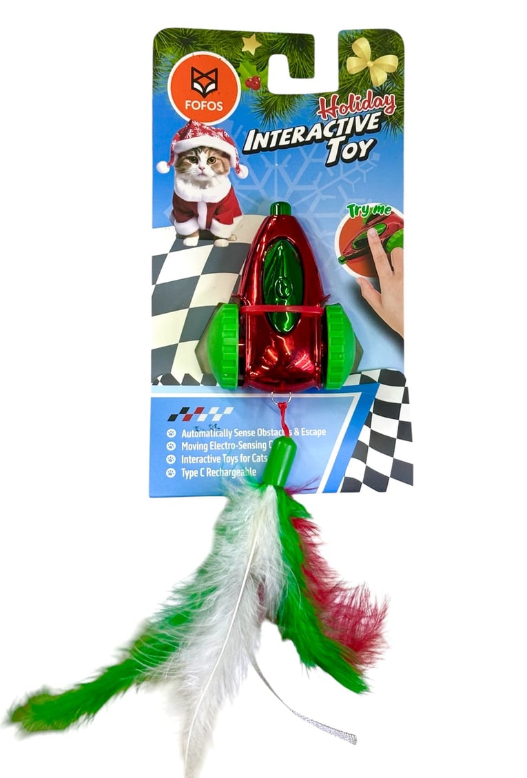 פופוס צעצוע לחתול באטמוביל אינטראקטיבית