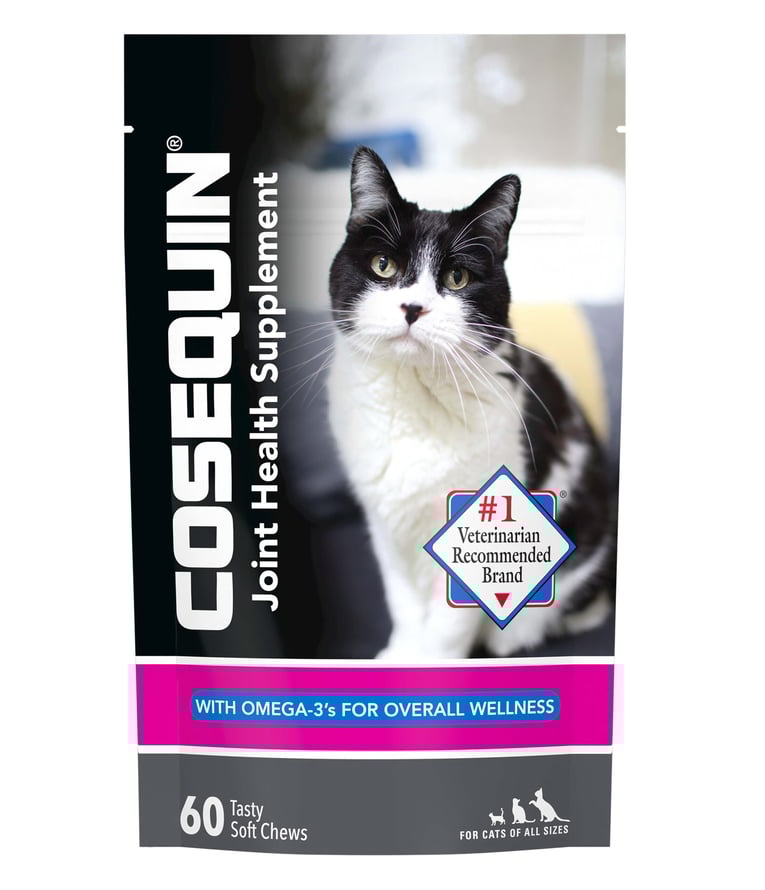 תוסף מפרקים Cosequin Nutramax חטיפים לחתול - 60 יחידות תוסף מפרקים Cosequin Nutramax חטיפים לחתול - 60 יחידות