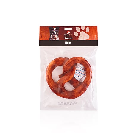 חטיף עצם לעיסה בייגל בציפוי בקר