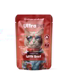 מבצע 4 יחידות פאוץ’ אולטרה פט במגוון טעמים 85 גרם