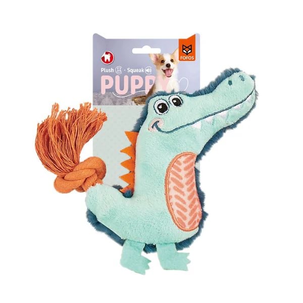 פופוס צעצוע פרווה לגורים תנין