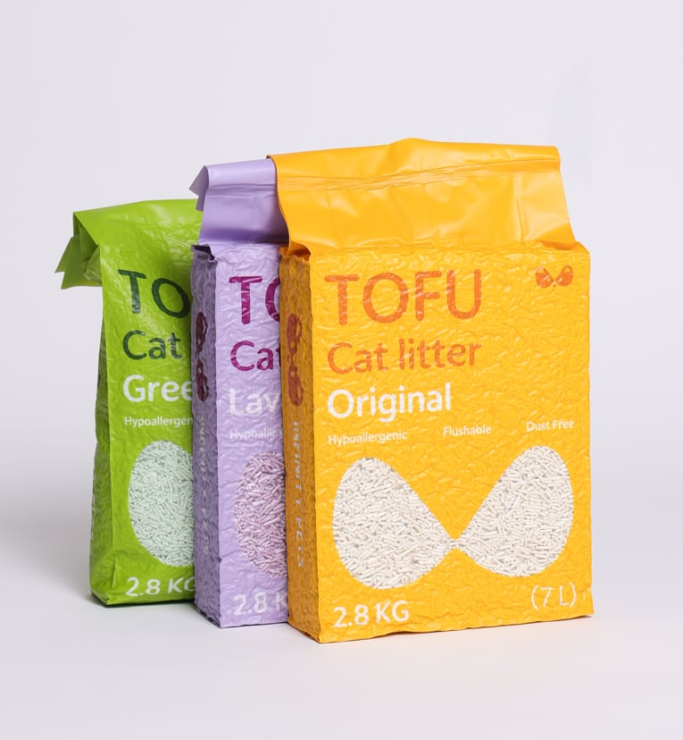 חול טופו אינפיניטי אורגינל ללא בישום 7 ליטר (2.8 ק"ג) - Infinity Pets Original