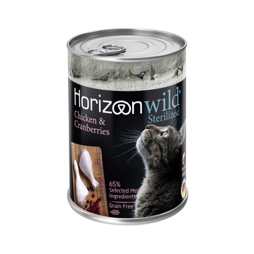 הורייזן סלמון עוף עם סלמון סטרלייזד לחתול 400 גרם הורייזן סלמון עוף עם סלמון סטרלייזד לחתול 400 גרם