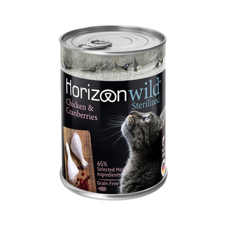 הורייזן סלמון עוף וחמוציות סטרלייזד לחתול 400 גרם