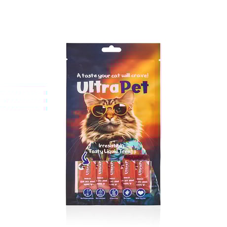 אולטרה פט חטיף נוזלי לחתול טונה וצדפות 60 גרם