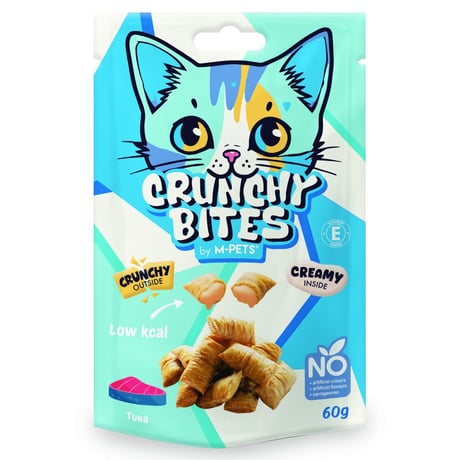 חטיף חתולים קראנצ'י בטעם טונה 60 גרם