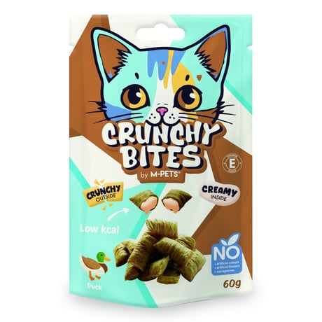 חטיף חתולים קראנצ'י בטעם ברווז 60 גרם