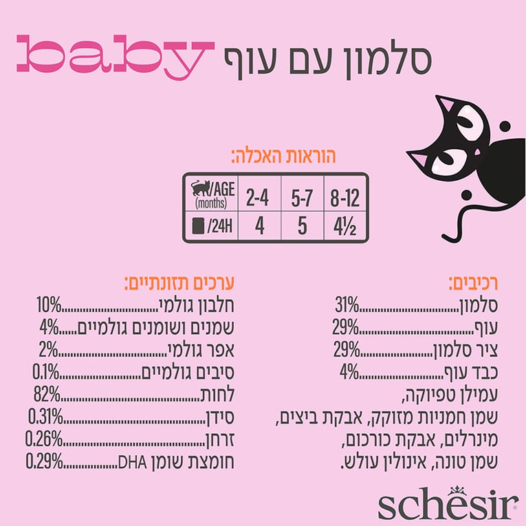 שזיר חתלתולים מוס סלמון 70 גרם