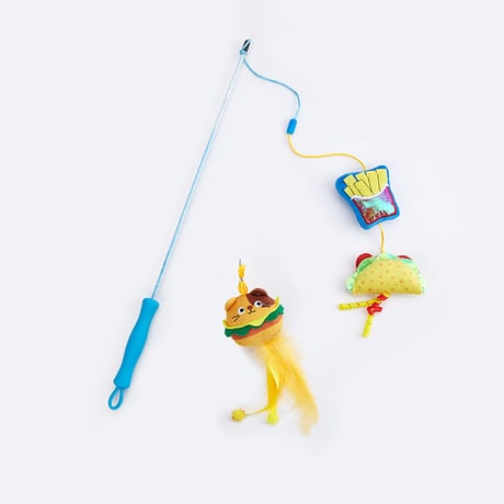 פופוס חכת משחק חתלתול רעב 3 ראשים מתחלפים