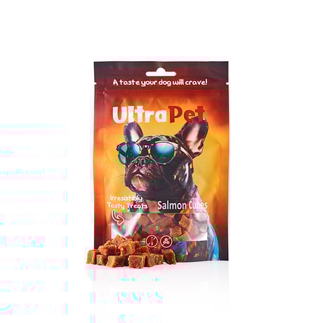חטיף לכלב אולטרה פט סלמון בייטס 80 גרם