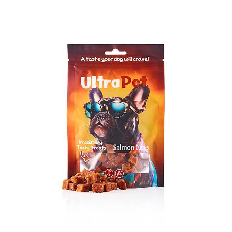 חטיף לכלב אולטרה פט סלמון בייטס 80 גרם