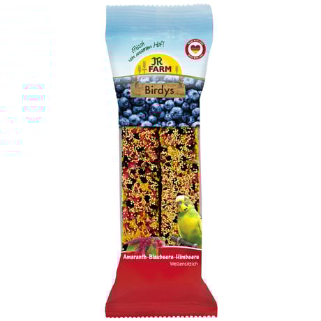 JR חטיף מקלות לתוכים ירבוז אוכמניות ופטל 2 יחידות 160 גרם