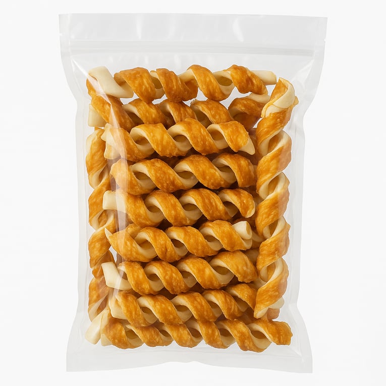 ספירלות עטופות עוף 500 גרם