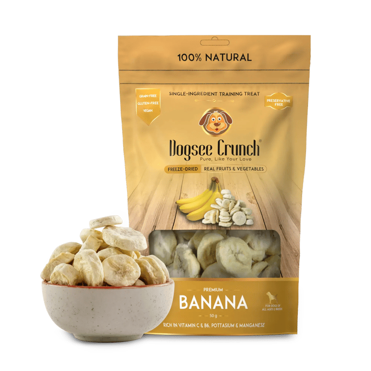 Dogsee - חטיף קראנץ' בננה מיובש בהקפאה 15 גרם
