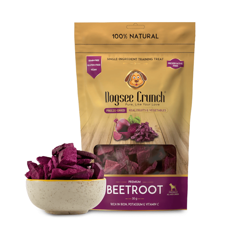 Dogsee - חטיף קראנץ' סלק מיובש בהקפאה 10 גרם