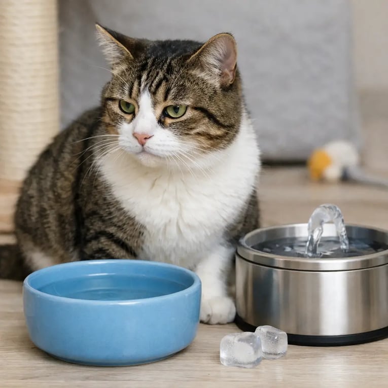 למה החתול לא שותה?