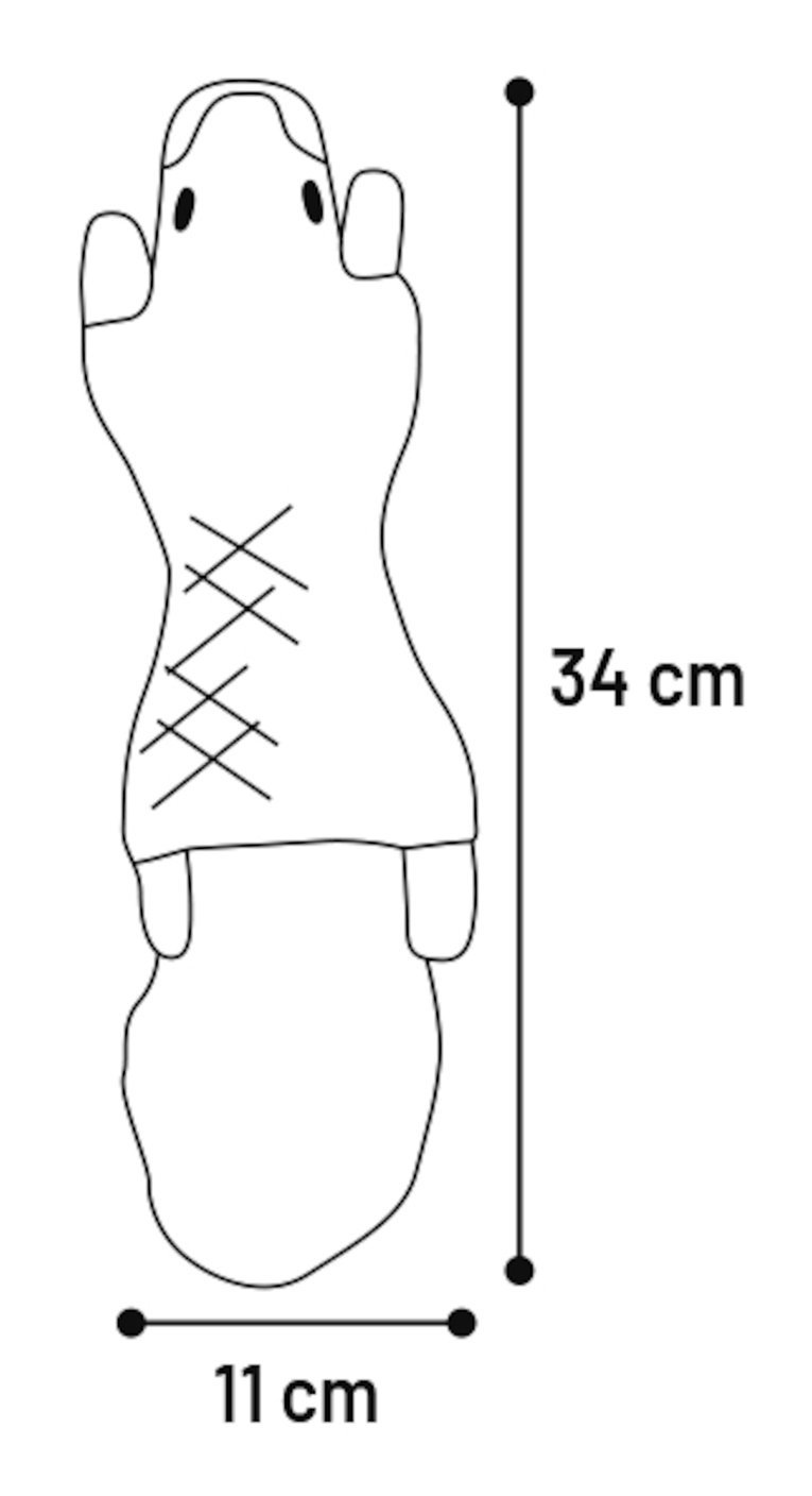 בובת סקיני סנאי מצפצפת לכלב 34 ס"מ