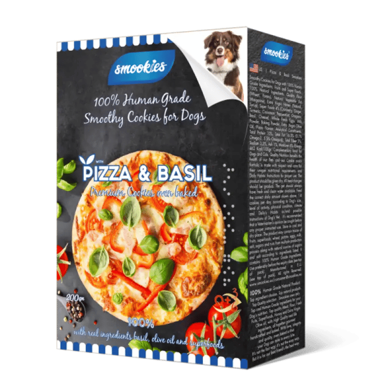 סמוקיז עוגיות בטעם פיצה ובזיליקום 200 גרם