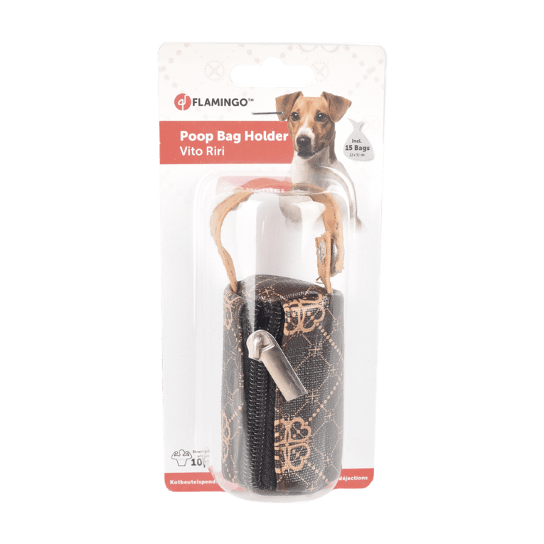 מתקן לשקיות איסוף "ויטו" חום