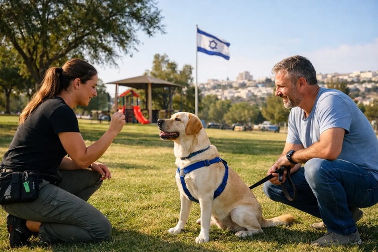 מאלף כלבים מדריך בעלים לתרגול פקודות בסיסיות עם כלב