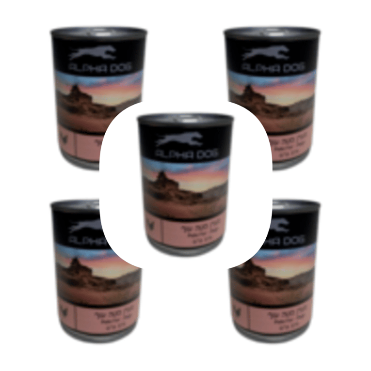 מבצע 5 יחידות שימור אלפא דוג פטה עוף 375 גרם מבצע 5 יחידות שימור אלפא דוג פטה עוף 375 גרם