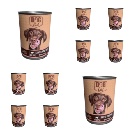 מגש (24 יח') שימורי דוג איט נתחי טלה ברוטב 375 גרם