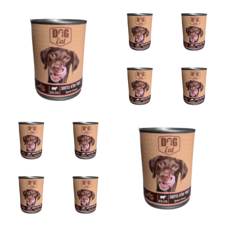 מגש (24 יח') שימורי דוג איט נתחי טלה ברוטב 375 גרם