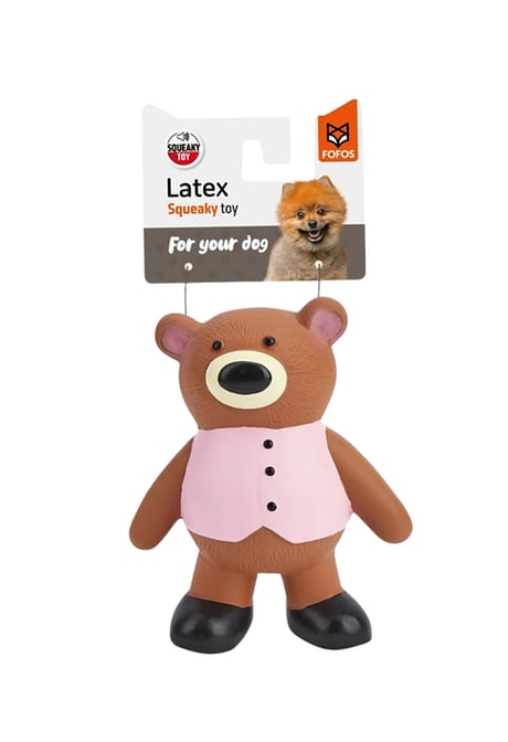 פופוס צעצוע לטקס דוב