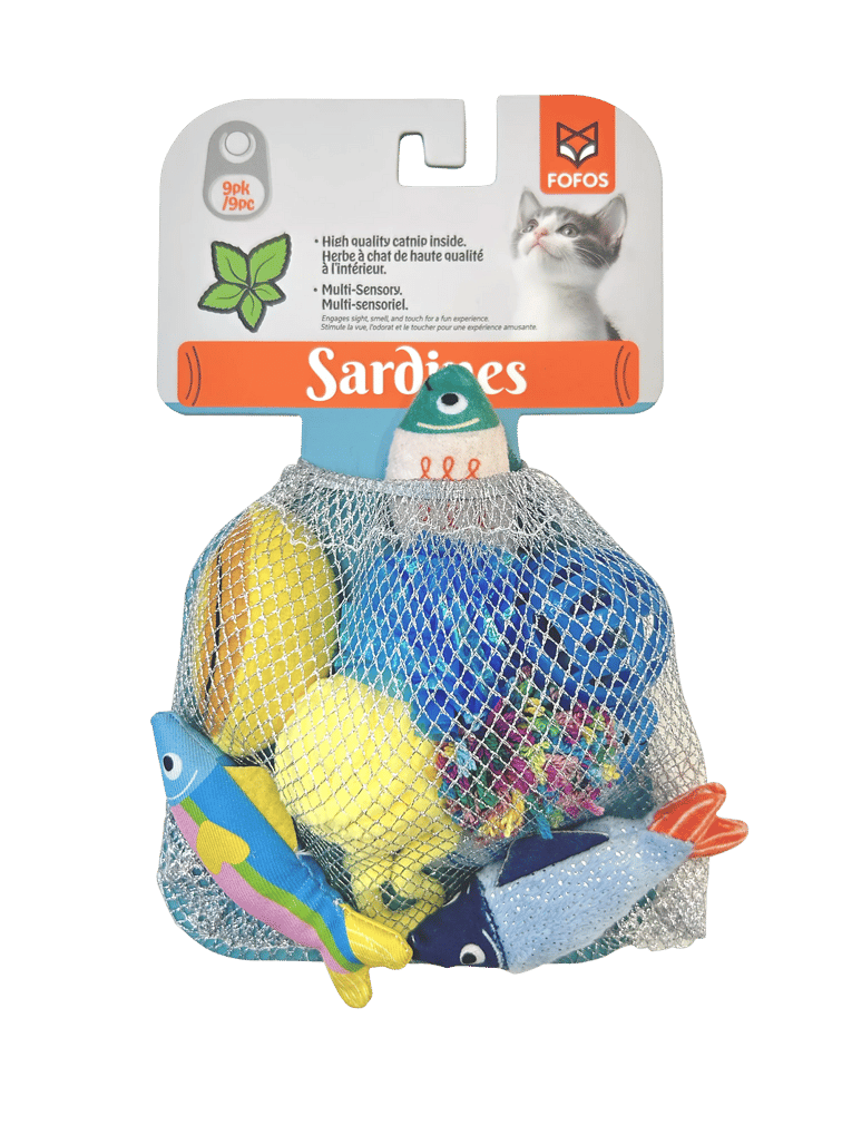 פופוס צעצוע לחתול מארז 9 צעצעים עם קטניפ