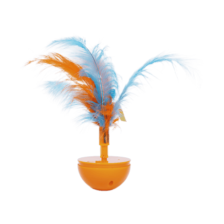 פופוס צעצוע לחתול נחום תקום מצפצף ואינטראקטיבי